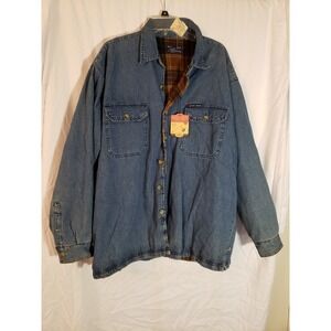Moosecreek Denim And Fleece Jacket Size XL